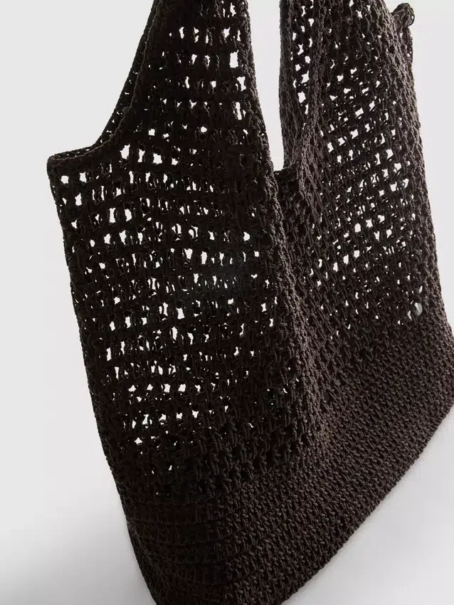 Crochet beach bag