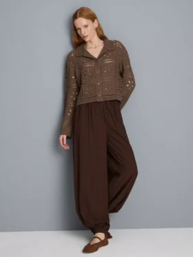 Crochet shacket