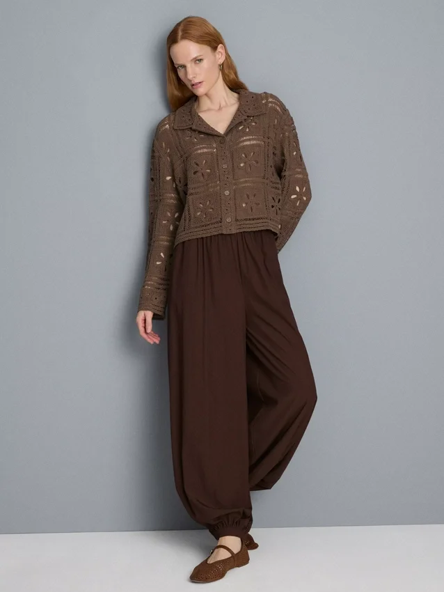 Crochet shacket