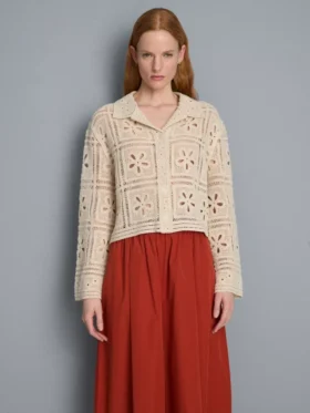 Crochet shacket