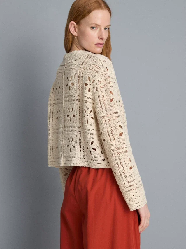 Crochet shacket