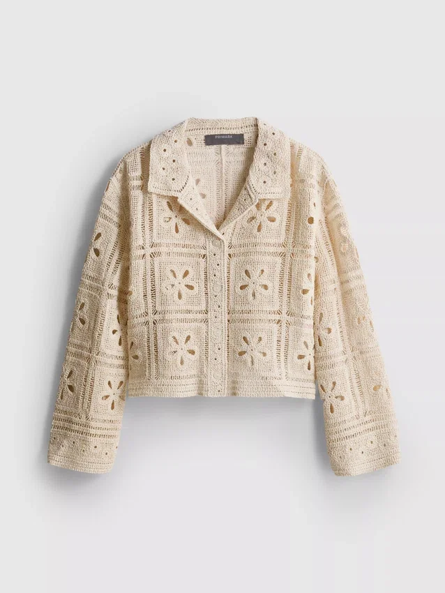 Crochet shacket