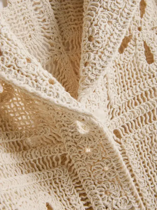 Crochet shacket