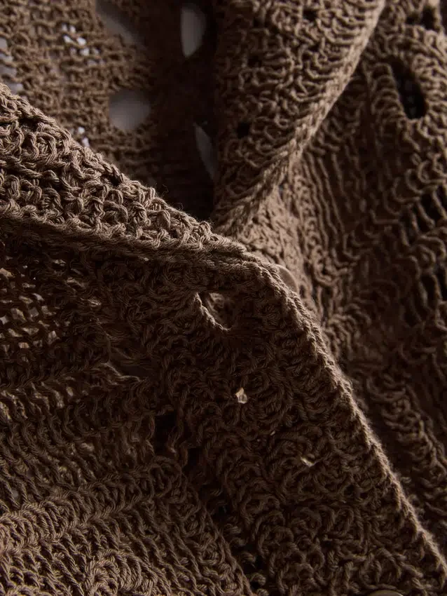 Crochet shacket