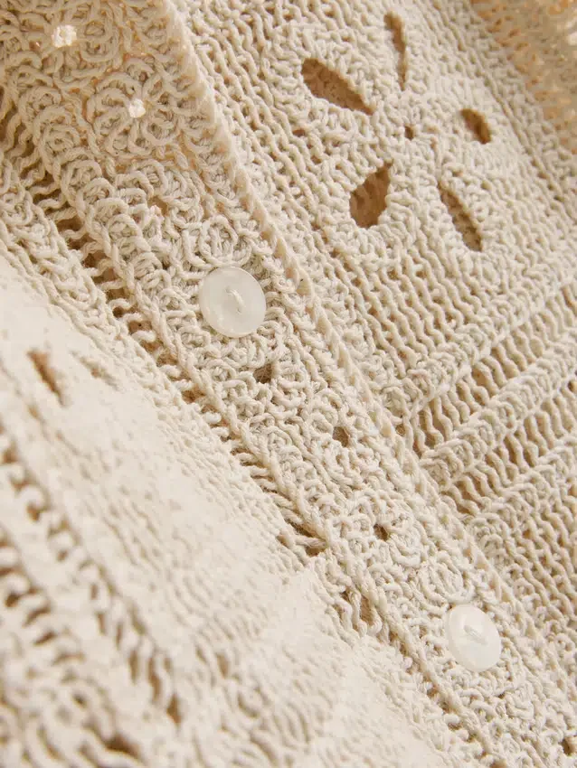 Crochet shacket