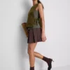 Crochet side-tie tank