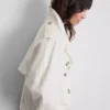 Cropped summer rain jacket