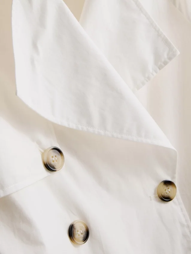 Cropped summer rain jacket