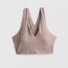 Cropped v-neck active top