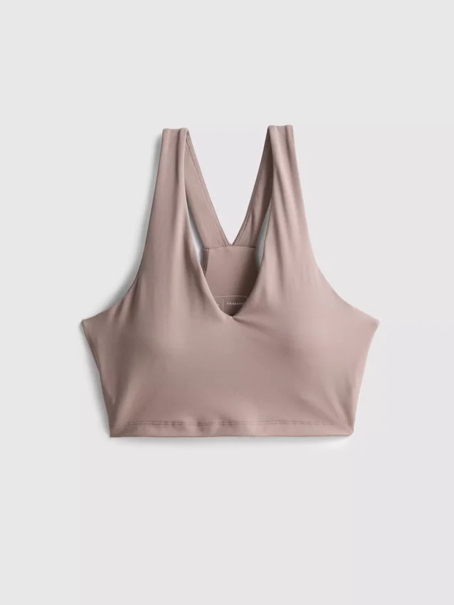 Cropped v-neck active top