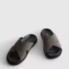 Cross strap pool slides