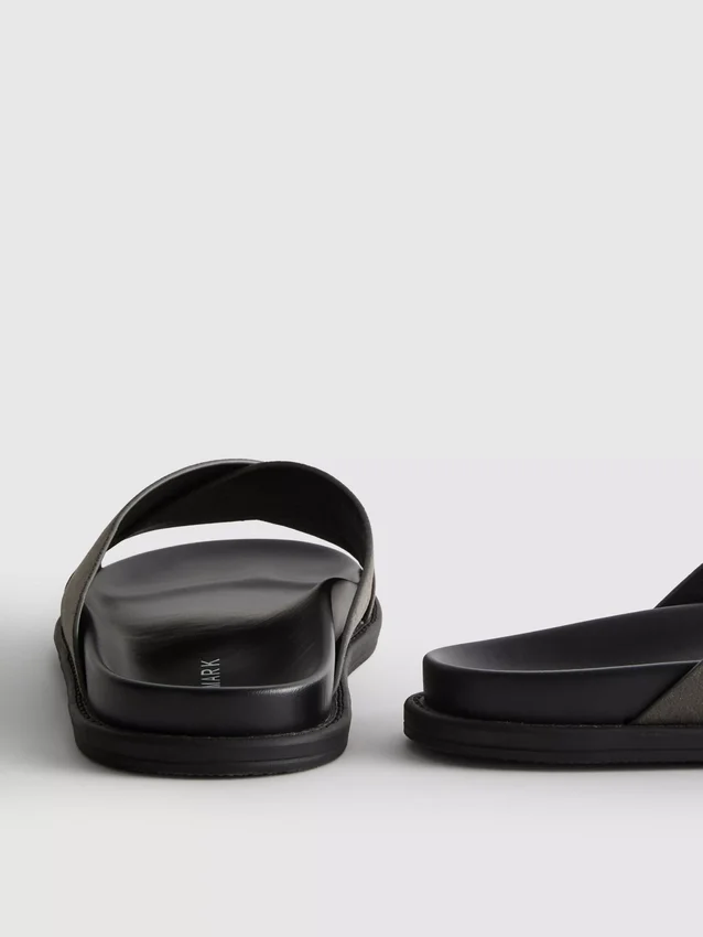 Cross strap pool slides