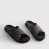 Cross strap pool slides