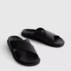 Cross-strap sandals