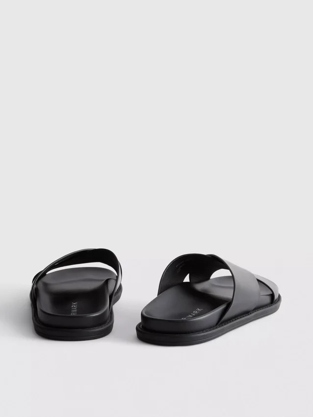 Cross-strap sandals