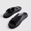 Cross-strap sandals