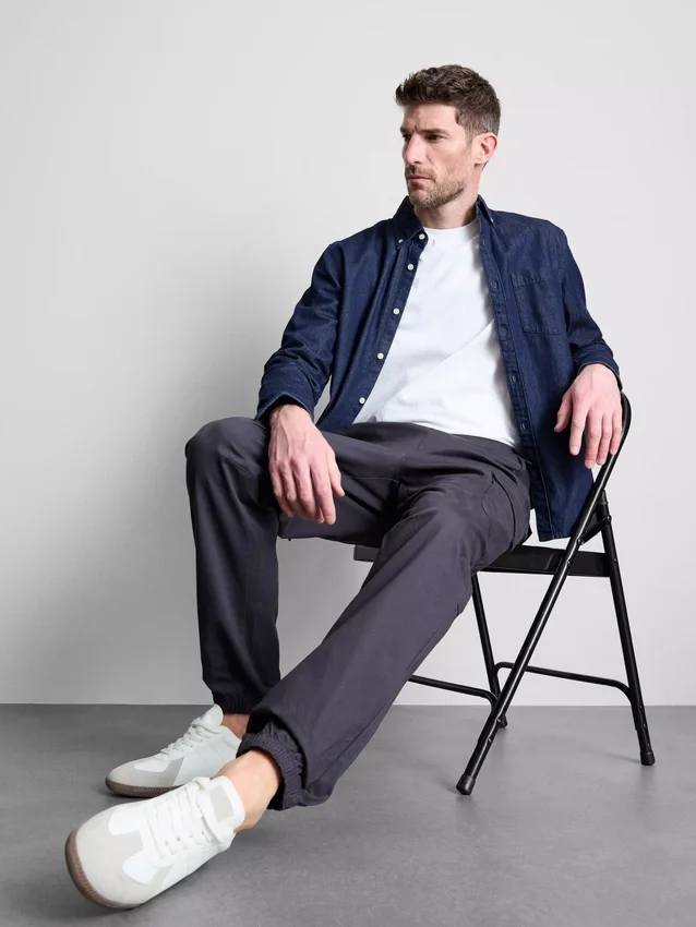 Cuffed cargo joggers