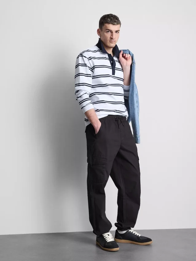 Cuffed cargo joggers