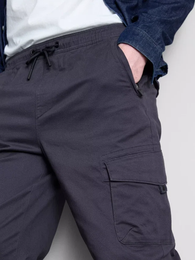 Cuffed cargo joggers
