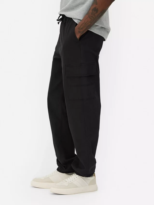 Cuffed cargo pants