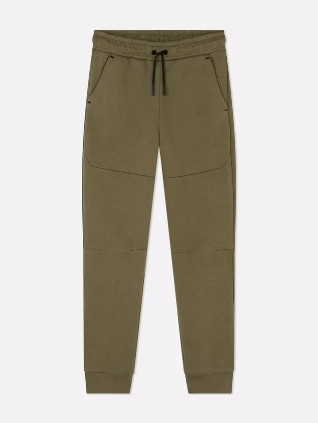 Cuffed paneled sweatpants