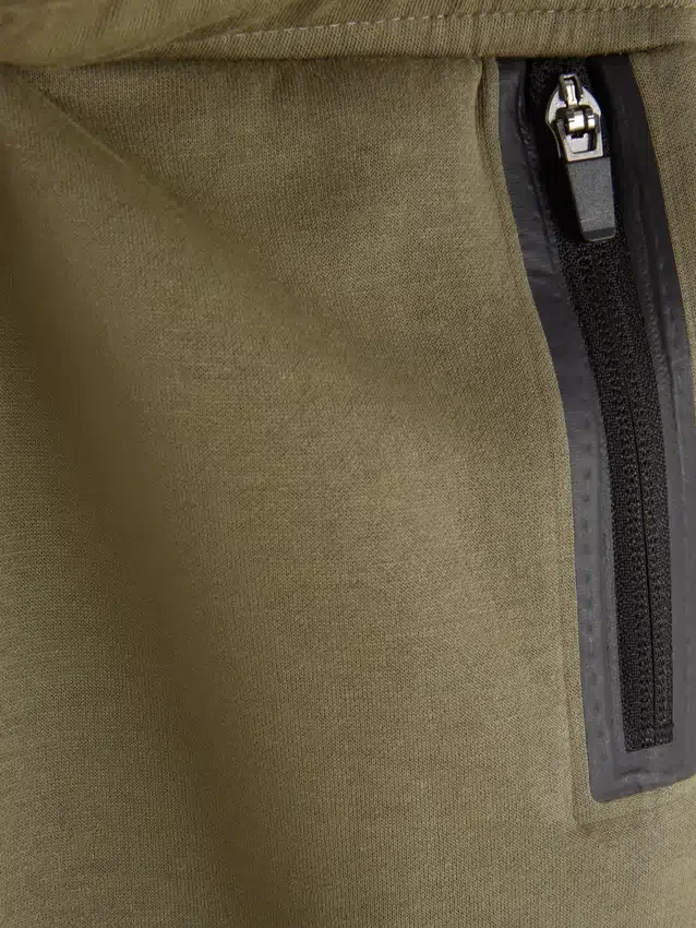 Cuffed paneled sweatpants