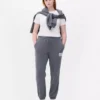 Cuffed printed sweatpants