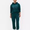 Cuffed printed sweatpants