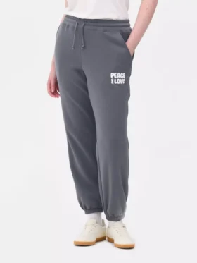 Cuffed printed sweatpants