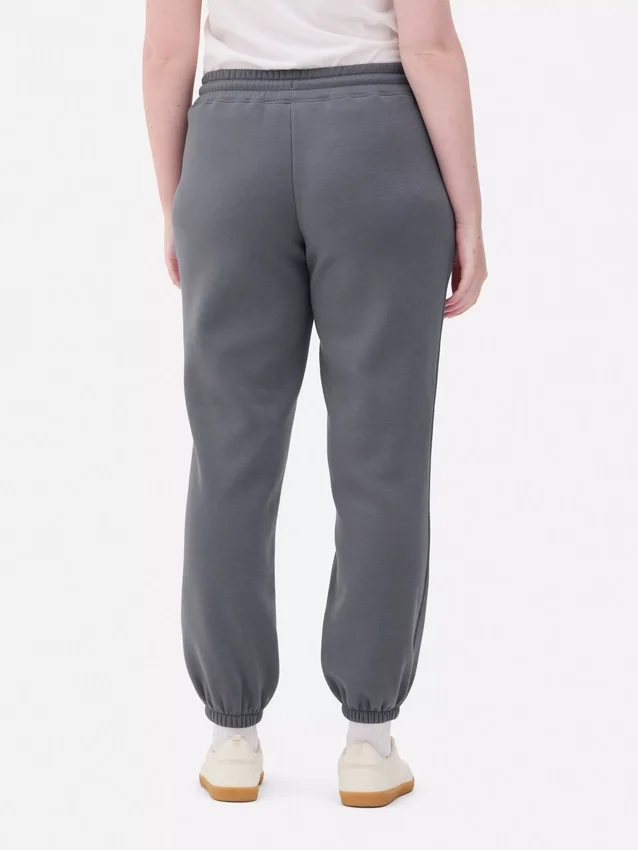 Cuffed printed sweatpants