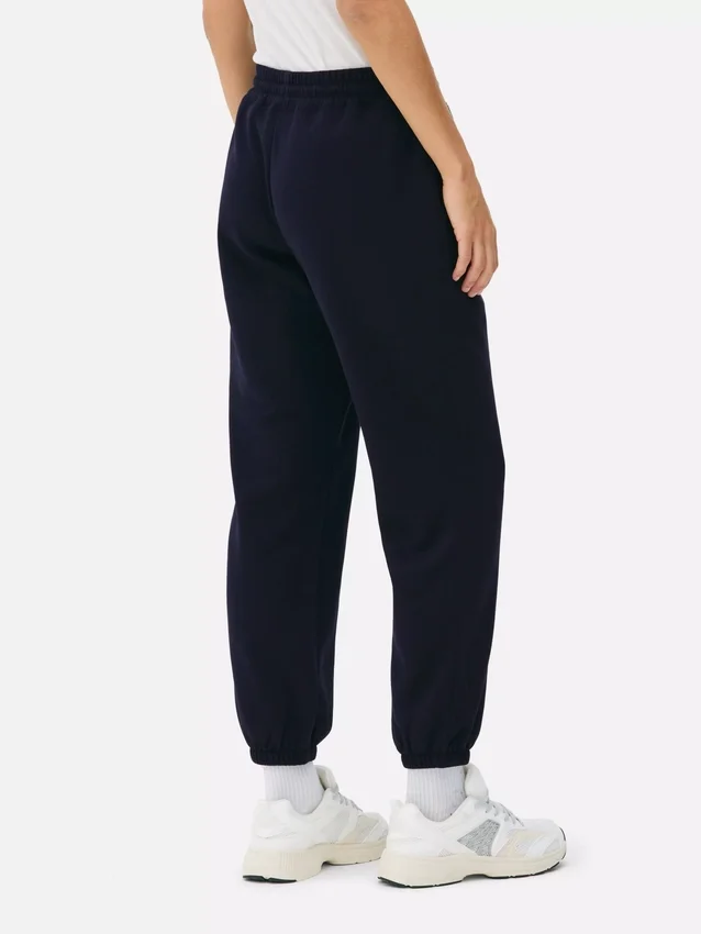 Cuffed printed sweatpants