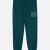 Cuffed printed sweatpants