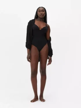 Cupped thong bodysuit