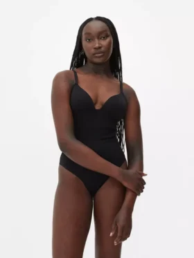 Cupped thong bodysuit