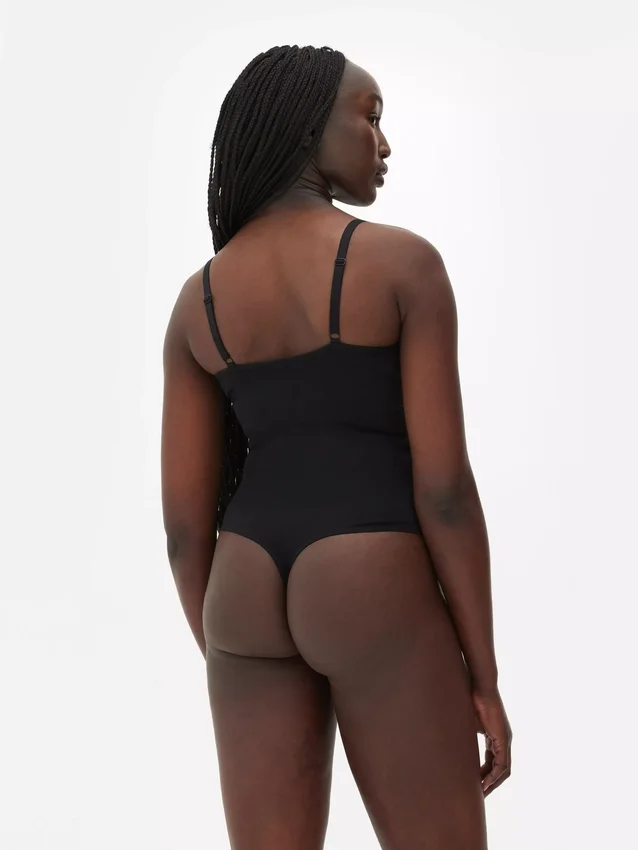 Cupped thong bodysuit