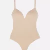 Cupped thong bodysuit