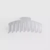 Curved hair claw clip