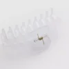 Curved hair claw clip