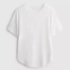 Curved hem active tee