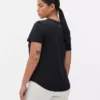 Curved hem performance tee