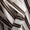 Curved-hem relaxed button-down shirt
