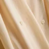 Curved-hem relaxed button-down shirt