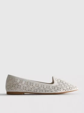 Cut-out ballet flats