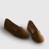Cut-out ballet flats