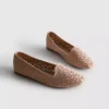 Cut-out ballet flats
