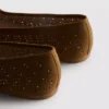 Cut-out ballet flats