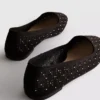 Cut-out ballet flats