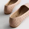 Cut-out ballet flats