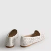 Cut-out ballet flats