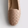 Cut-out ballet flats